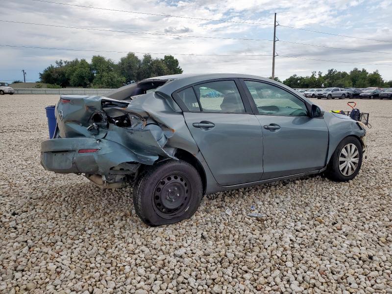 JM1BL1TF0D1795170 - 2013 MAZDA 3 I GREEN photo 3