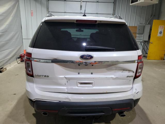 1FM5K8F82DGB17101 - 2013 FORD EXPLORER LIMITED 白色 照片 6