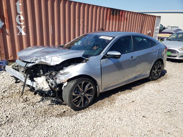 2HGFC2F86MH519860 - 2021 HONDA CIVIC SPORT ვერცხლისფერი ფოტო 1