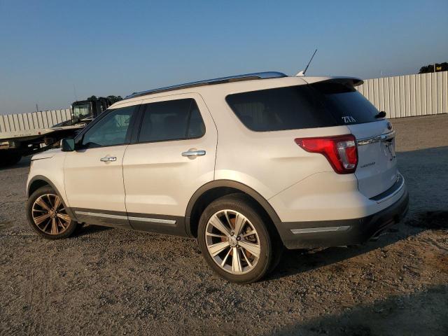 1FM5K7FH2KGA78744 - 2019 FORD EXPLORER LIMITED WHITE photo 2