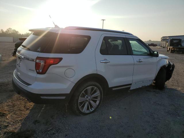 1FM5K7FH2KGA78744 - 2019 FORD EXPLORER LIMITED WHITE photo 3