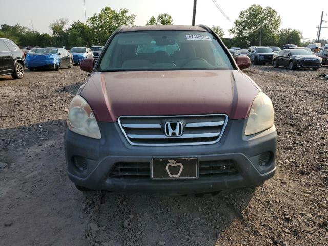 SHSRD78876U422560 - 2006 HONDA CR-V EX 红色 照片 5