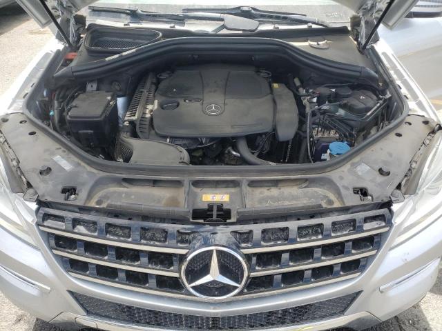 4JGDA5HBXCA058080 - 2012 MERCEDES-BENZ ML 350 4MATIC SILVER photo 12