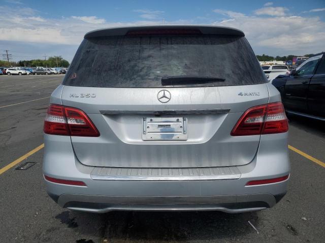 4JGDA5HBXCA058080 - 2012 MERCEDES-BENZ ML 350 4MATIC SILVER photo 6
