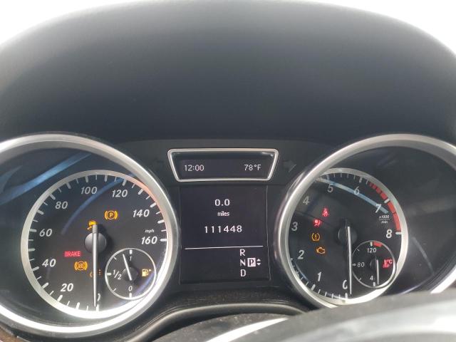 4JGDA5HBXCA058080 - 2012 MERCEDES-BENZ ML 350 4MATIC SILVER photo 9