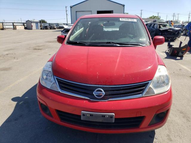 3N1BC1CP6CK804835 - 2012 NISSAN VERSA S RED photo 5