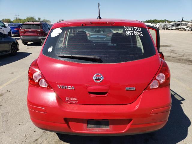 3N1BC1CP6CK804835 - 2012 NISSAN VERSA S RED photo 6