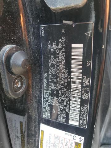 JTEBU5JR7A5000410 - 2010 TOYOTA 4RUNNER SR5 შავი ფოტო 13