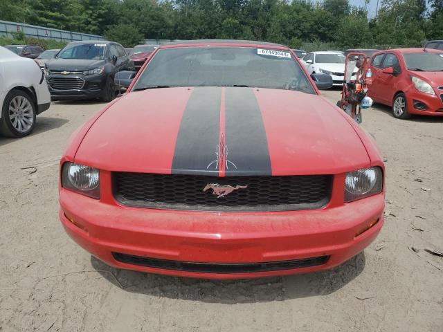 1ZVFT84NX75287167 - 2007 FORD MUSTANG RED photo 5