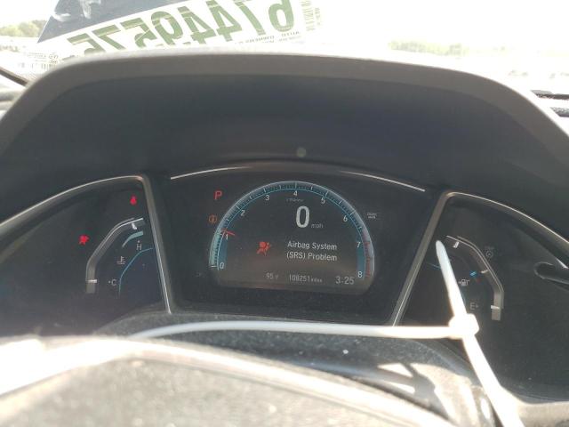 2HGFC2F77GH553818 - 2016 HONDA CIVIC EX BLACK photo 9