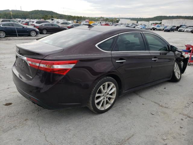 4T1BK1EB9DU001676 - 2013 TOYOTA AVALON BASE 勃艮第红 照片 3