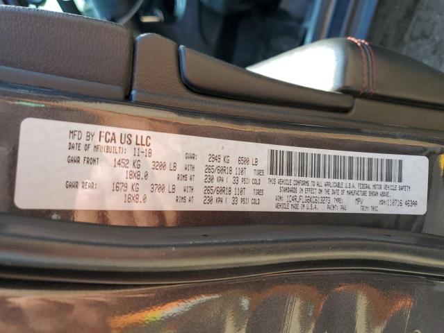1C4RJFLG6KC613273 - 2019 JEEP GRAND CHER TRAILHAWK 石墨色 照片 13