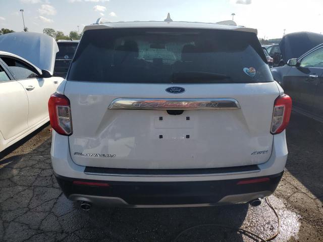 1FM5K8HW4NNA01956 - 2022 FORD EXPLORER PLATINUM WHITE photo 6