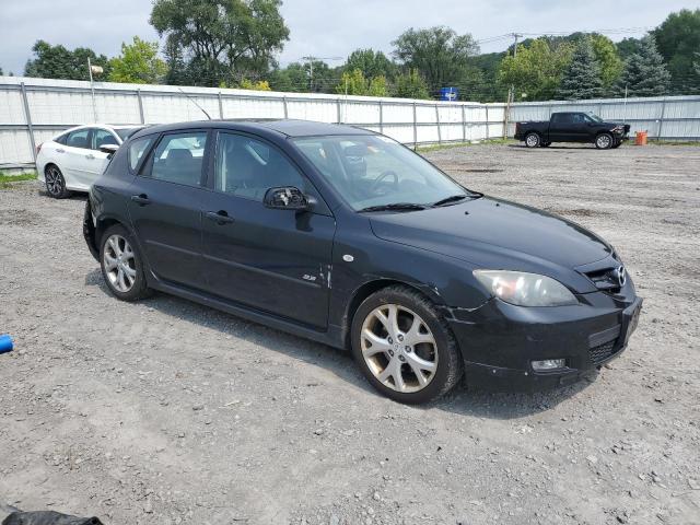 JM1BK344771665984 - 2007 MAZDA 3 HATCHBACK BLACK photo 4