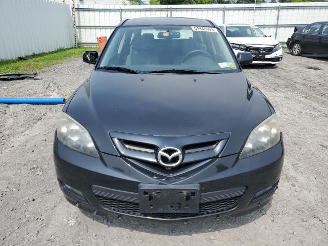 JM1BK344771665984 - 2007 MAZDA 3 HATCHBACK BLACK photo 5