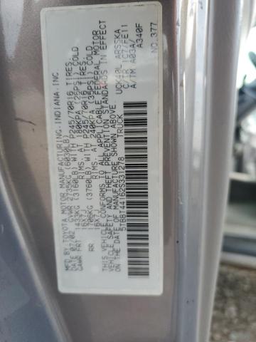 5TBBT44162S331278 - 2002 TOYOTA TUNDRA ACCESS CAB ვერცხლისფერი ფოტო 12