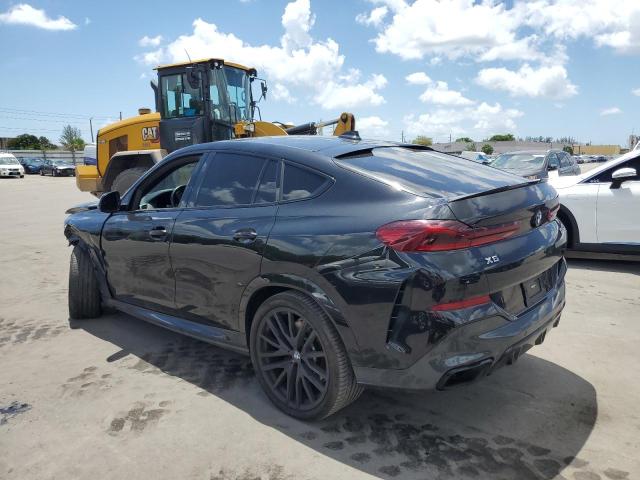 5UXCY8C08N9K63659 - 2022 BMW X6 M50I BLACK photo 2
