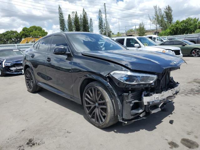 5UXCY8C08N9K63659 - 2022 BMW X6 M50I BLACK photo 4