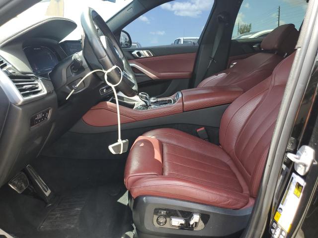 5UXCY8C08N9K63659 - 2022 BMW X6 M50I BLACK photo 7
