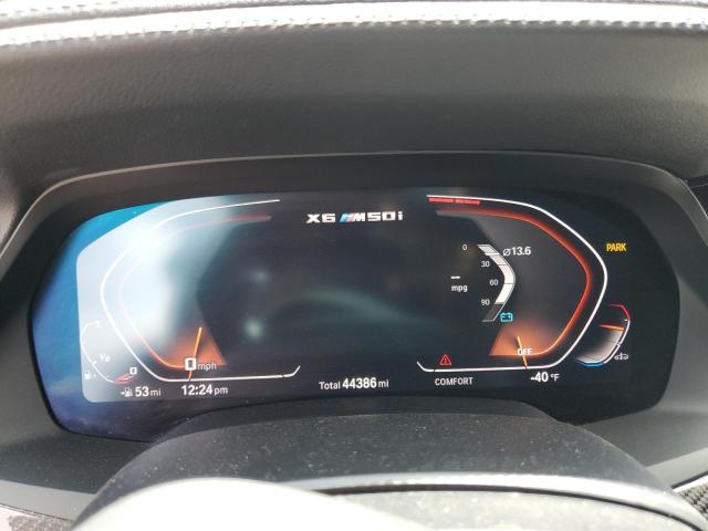 5UXCY8C08N9K63659 - 2022 BMW X6 M50I BLACK photo 9