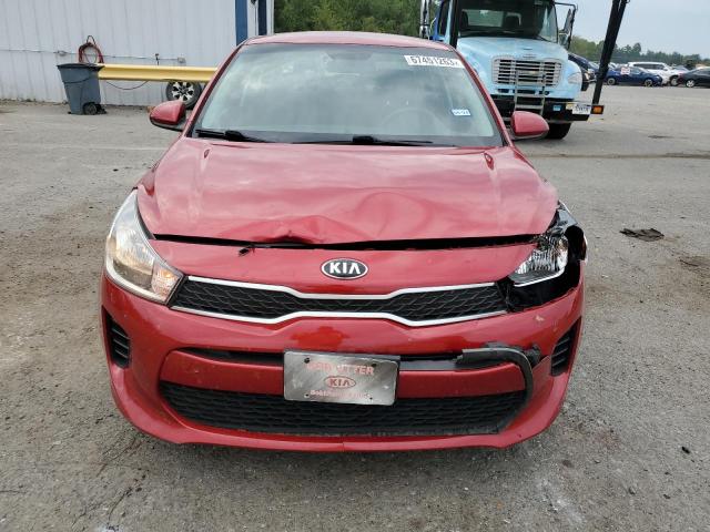 3KPA24AB8KE200852 - 2019 KIA RIO S RED photo 5