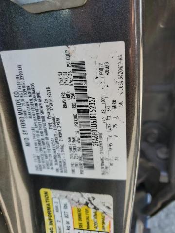 3FA6P0LU6JR152327 - 2018 FORD FUSION SE HYBRID გრაფიტი ფოტო 13