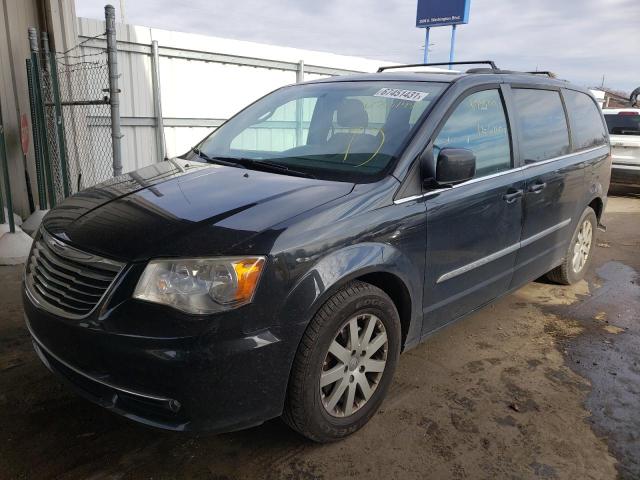 2C4RC1BGXDR539705 - 2013 CHRYSLER TOWN & COU TOURING შავი ფოტო 2