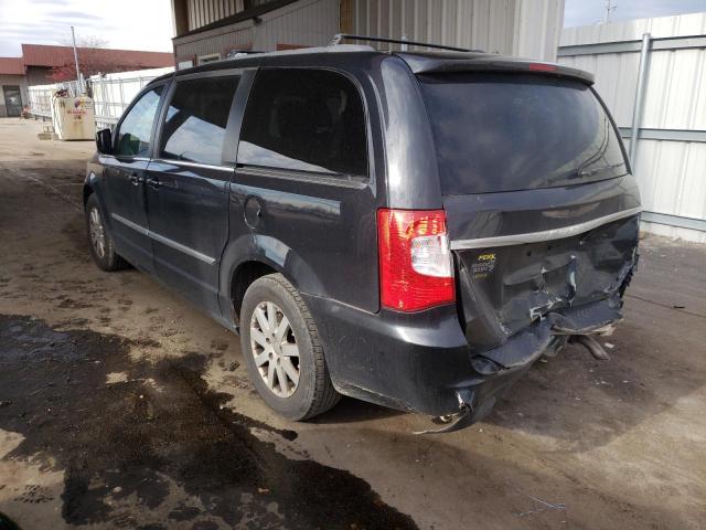 2C4RC1BGXDR539705 - 2013 CHRYSLER TOWN & COU TOURING შავი ფოტო 3