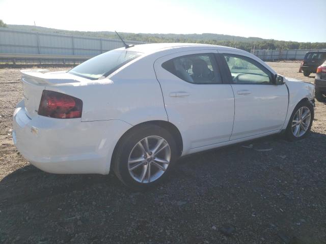 1C3CDZCBXDN632911 - 2013 DODGE AVENGER SXT WHITE photo 3