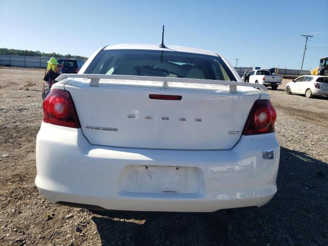 1C3CDZCBXDN632911 - 2013 DODGE AVENGER SXT WHITE photo 6