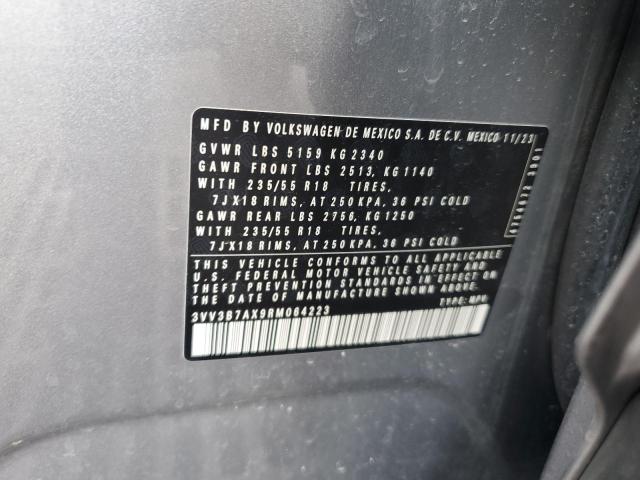 3VV3B7AX9RM064223 - 2024 VOLKSWAGEN TIGUAN SE 银色 照片 13