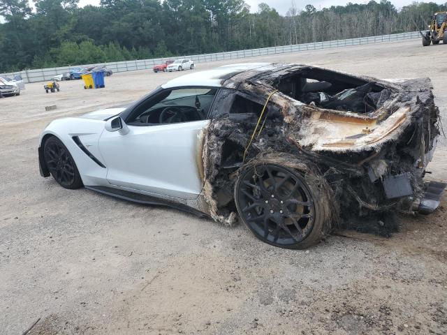 1G1YB2D73K5113438 - 2019 CHEVROLET CORVETTE STINGRAY 1LT GRAY photo 2