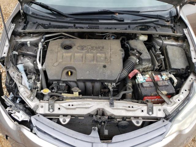 2T1BPRHE9FC297955 - 2015 TOYOTA COROLLA ECO GRAY photo 11