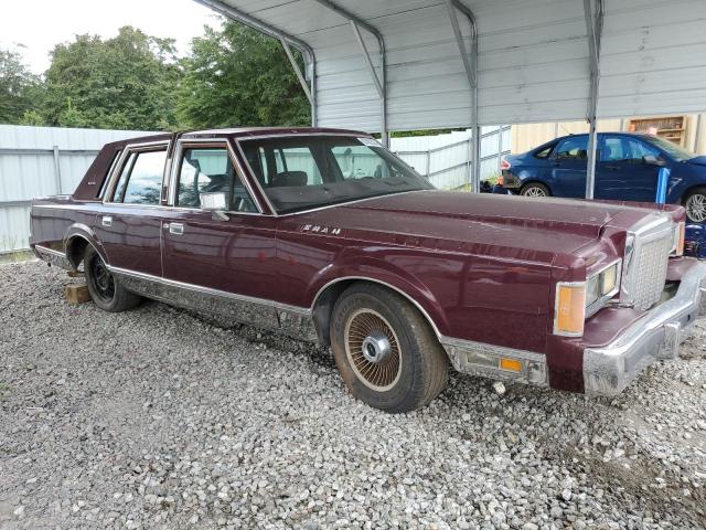 1LNBM82F6KY817406 - 1989 LINCOLN TOWN CAR SIGNATURE BURGUNDY photo 4