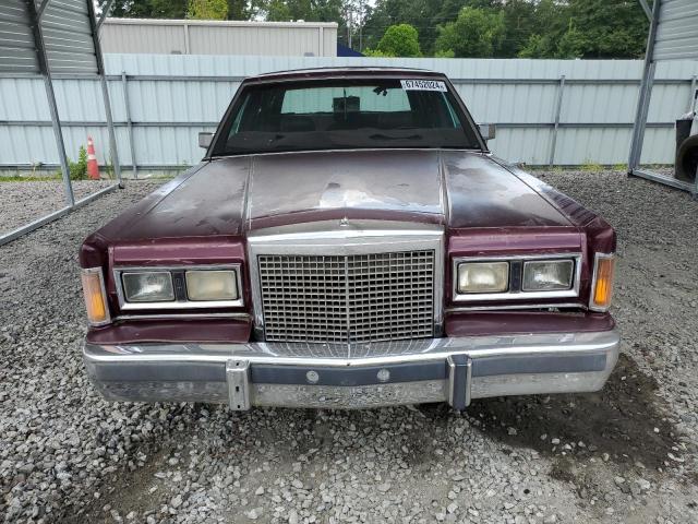 1LNBM82F6KY817406 - 1989 LINCOLN TOWN CAR SIGNATURE BURGUNDY photo 5