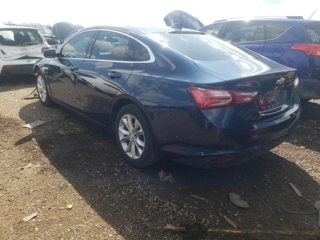 1G1ZD5ST1LF000650 - 2020 CHEVROLET MALIBU LT BLUE photo 2