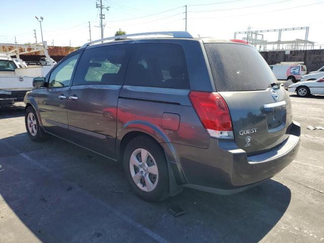 5N1BV28U37N134443 - 2007 NISSAN QUEST S ნაცრისფერი ფოტო 2