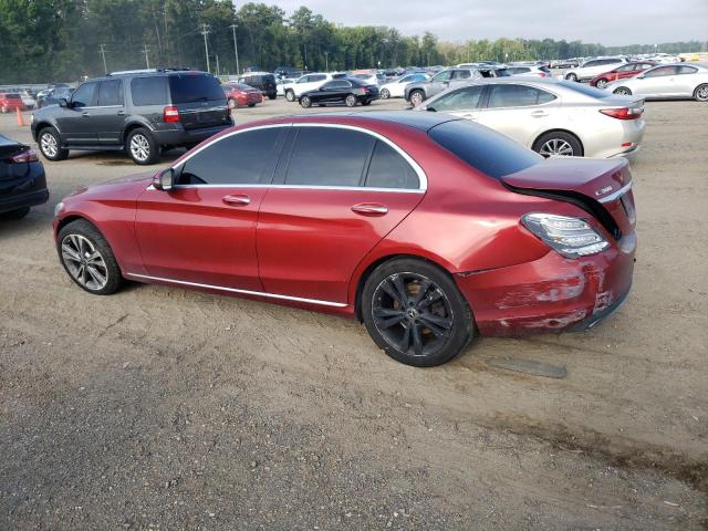 WDDWF4JB0JR392075 - 2018 MERCEDES-BENZ C 300 أحمر صورة 2