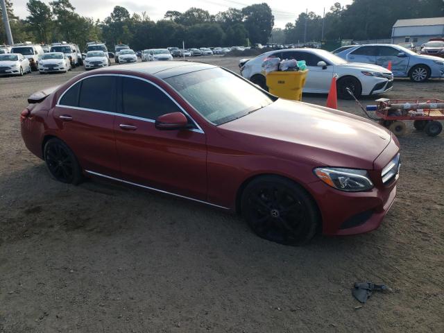 WDDWF4JB0JR392075 - 2018 MERCEDES-BENZ C 300 أحمر صورة 4