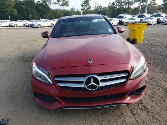 WDDWF4JB0JR392075 - 2018 MERCEDES-BENZ C 300 أحمر صورة 5