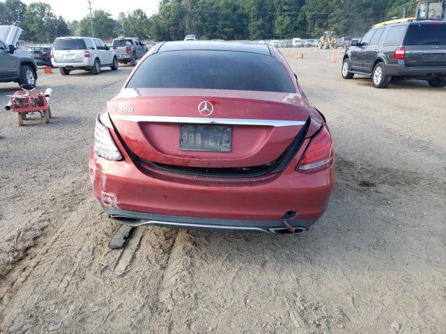 WDDWF4JB0JR392075 - 2018 MERCEDES-BENZ C 300 أحمر صورة 6