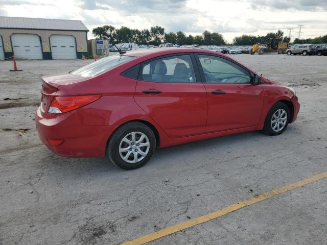KMHCT4AEXCU091695 - 2012 HYUNDAI ACCENT GLS Rot Foto 3