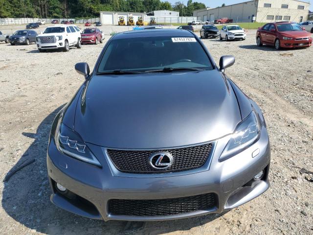 JTHBP5C24C5010065 - 2012 LEXUS IS F SILVER photo 5