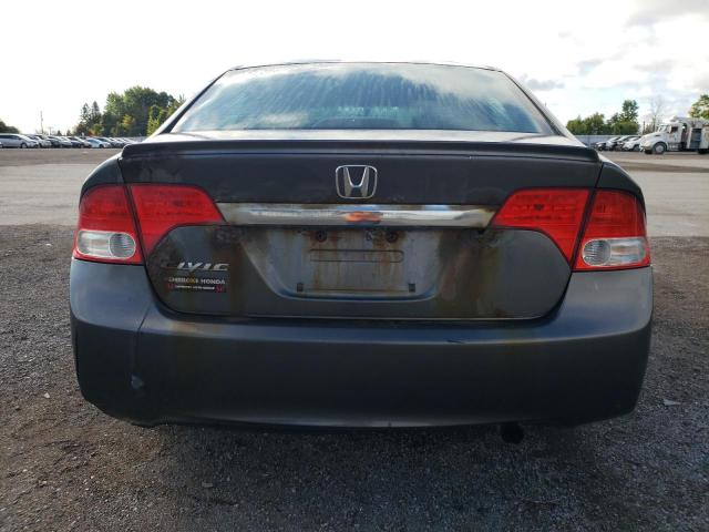 2HGFA1F02AH017885 - 2010 HONDA CIVIC EXL GRAY photo 6