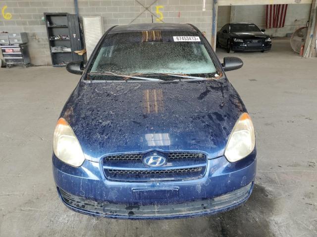 KMHCM36C58U073501 - 2008 HYUNDAI ACCENT GS BLUE photo 5