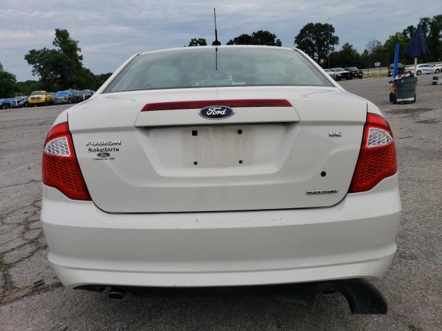 3FAHP0HG5CR170705 - 2012 FORD FUSION SE WHITE photo 6