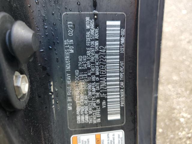 JF1ZNAA16D2722742 - 2013 TOYOTA SCION FR-S 黑色 照片 13