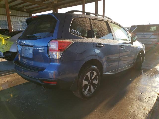 JF2SJARC9HH422727 - 2017 SUBARU FORESTER 2.5I LIMITED BLUE photo 3