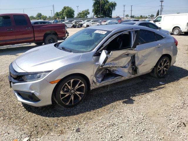 2HGFC2F81KH523568 - 2019 HONDA CIVIC SPORT SILVER photo 1