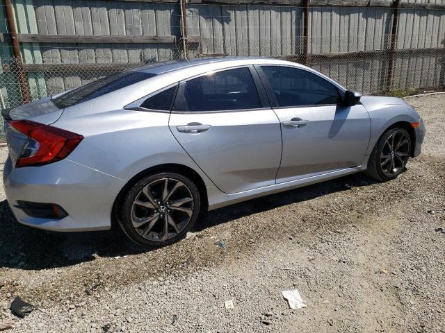 2HGFC2F81KH523568 - 2019 HONDA CIVIC SPORT SILVER photo 3